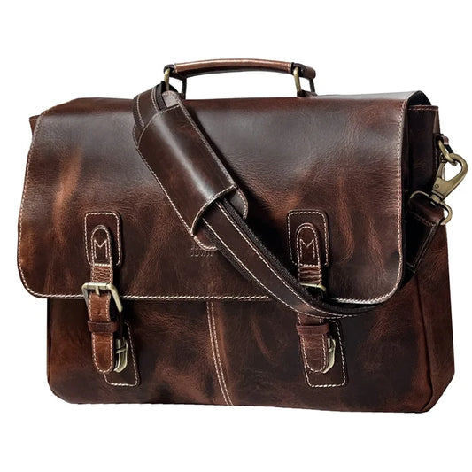 Leather Saddle Bag