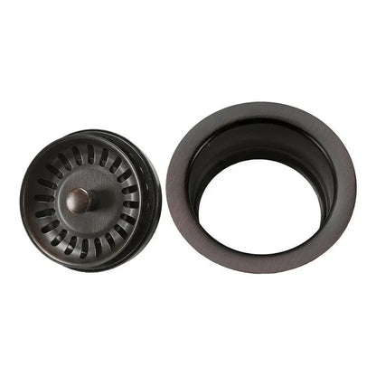 Premier Copper 3.5 in. Deluxe Garbage Disposal Drain with Basket in Oil Rubbed Bronze (D-130ORB) main image.