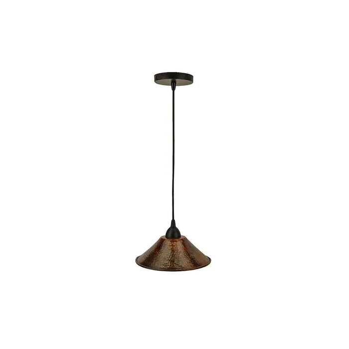 Premier Copper Hammered Copper Cone Pendant Lights