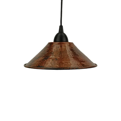 Premier Copper Hammered Copper Cone Pendant Lights