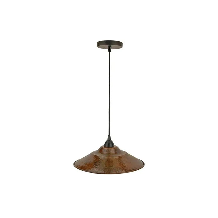 Premier Copper Hammered Copper Cone Pendant Lights