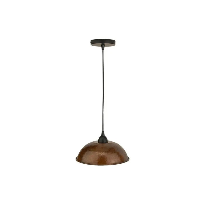 Premier Copper Hammered Copper Dome Pendant Light