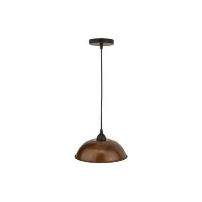 Premier Copper Hammered Copper Dome Pendant Light