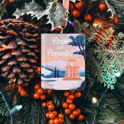 Pride and Prejudice Inspired Storybook Ornament Home