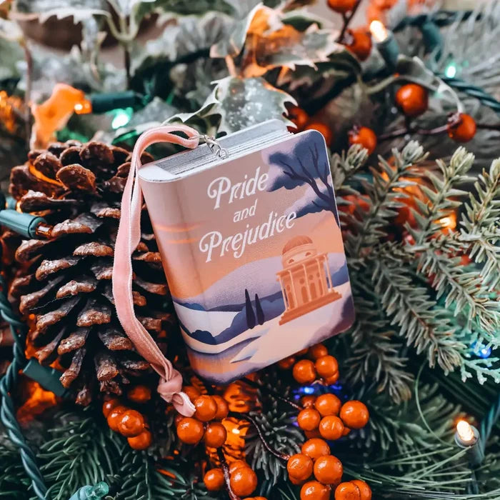 Pride and Prejudice Inspired Storybook Ornament Home