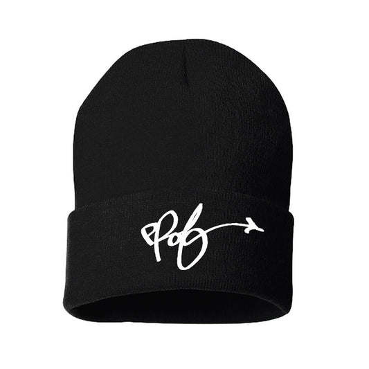 PROF "Signature" Black Beanie