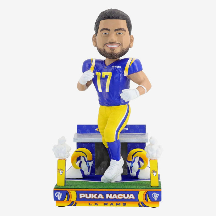 Puka Nacua Los Angeles Rams 2024 Tunnel Entrance NFL Football Bobblehead