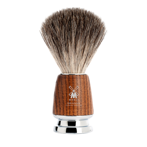 MÜHLE RYTMO 81 H 220 Pure Badger shaving brush with steamed ash handle
