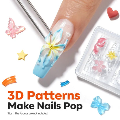 3D silicone nail mold #quiet-dawn
