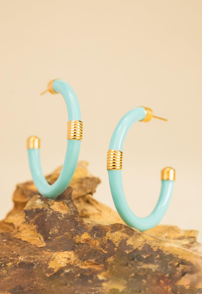 Radiate Hope Hoops in Mint