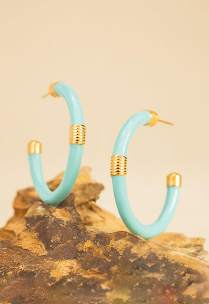Radiate Hope Hoops in Mint