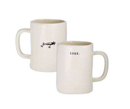 Rae Dunn Fishing Mugs - Set of 4