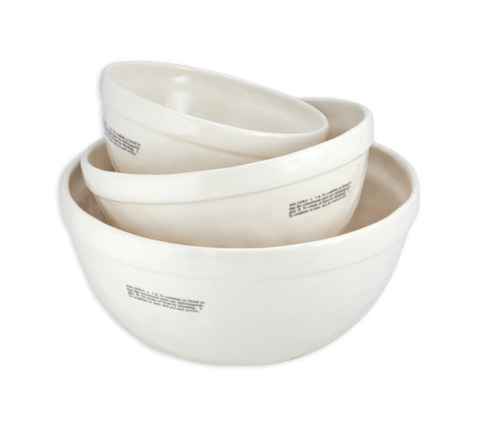 Rae Dunn Mixing Bowls - Set of 3