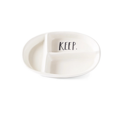 Rae Dunn STEM PRINT KEEP OVAL OFFICE TRAY