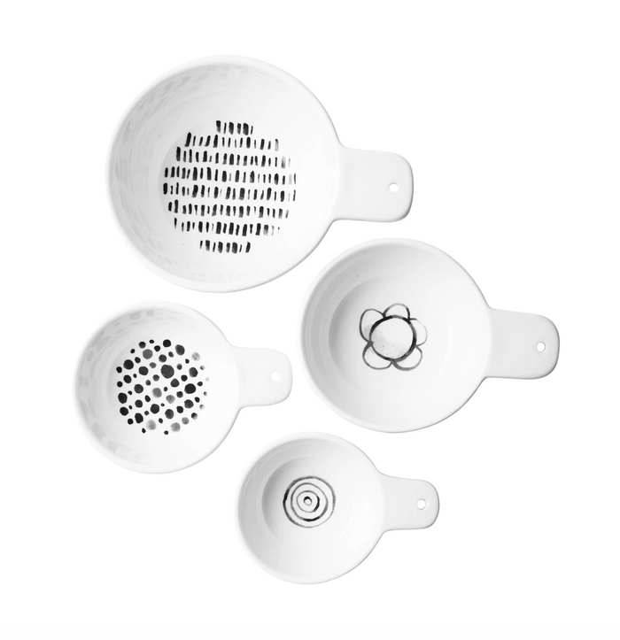 Rae Dunn Stem Print Measuring Cups