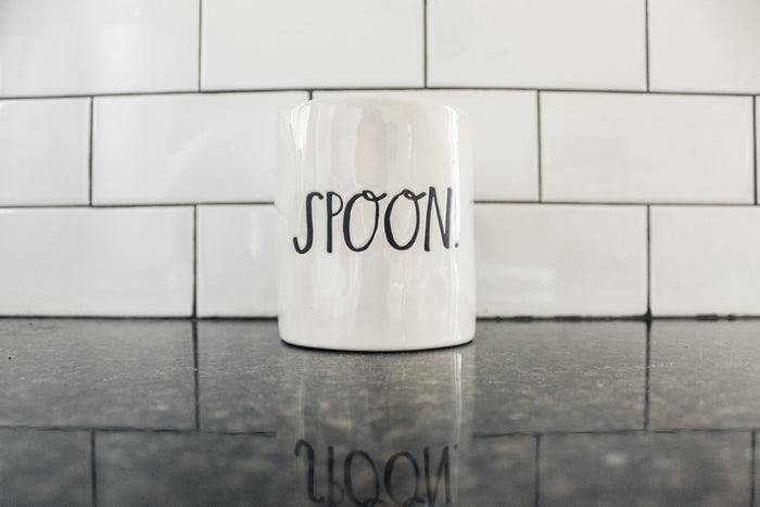Rae Dunn Stem Print Spoon Holder 7