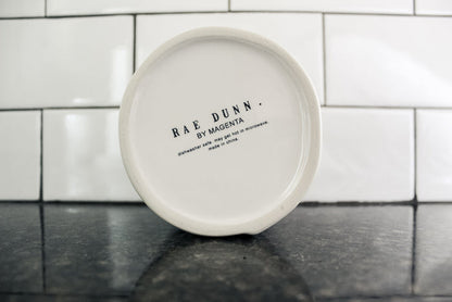 Rae Dunn Stem Print Spoon Holder tri-set utensil folder