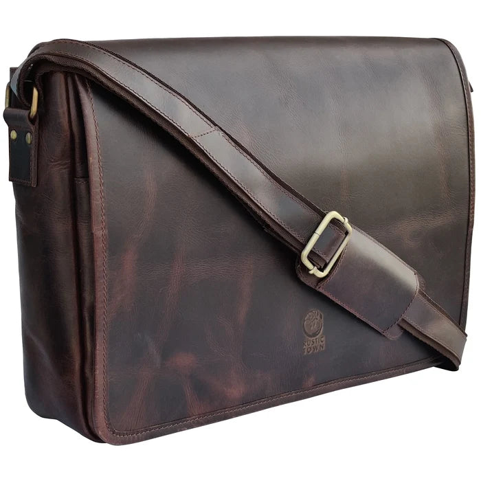 Leather Messenger Bag