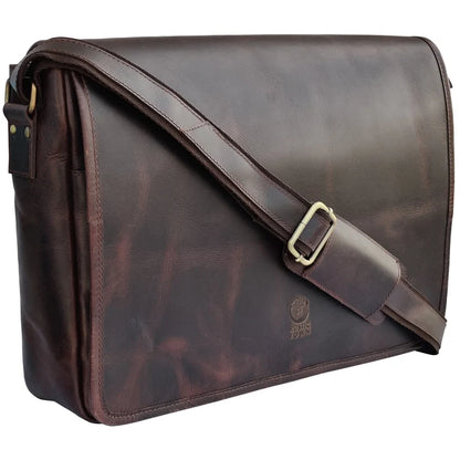 Leather Messenger Bag