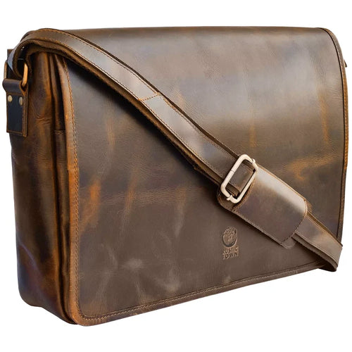 leather messenger bag