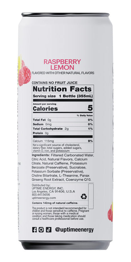 Raspberry Lemon Zero Sugar 12 Pack