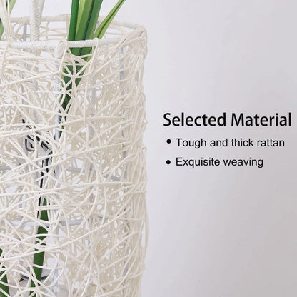Rattan Flower Living Room Floor Lamp Canva Home