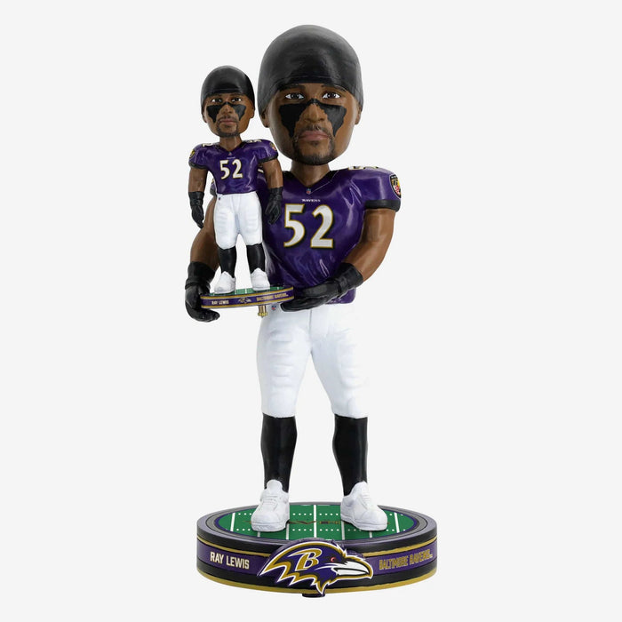 Ray Lewis Baltimore Ravens Bobble Dubblz NFL Football Bobblehead