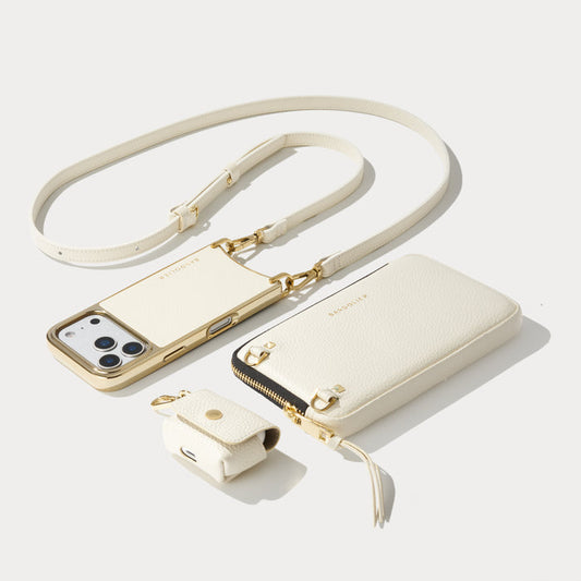 Rayna Chrome Essentials Set - Ivory/Chrome Gold