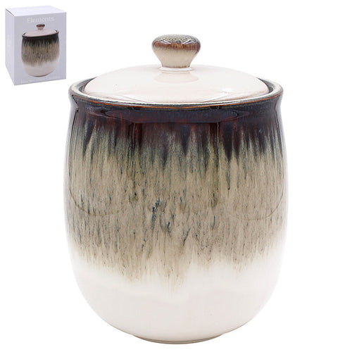 Reactive Glaze Canister