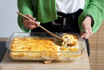 Rectangular glass oven dish - special for lasagna