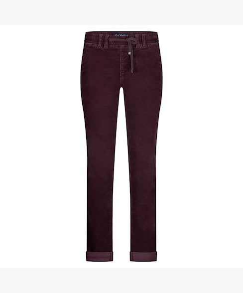 Red Button Tessy Cords - Aubergine