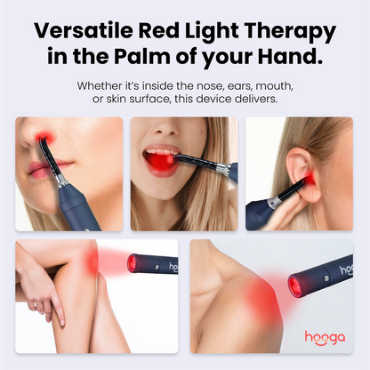 Red Light Therapy Torch with Precision Tip