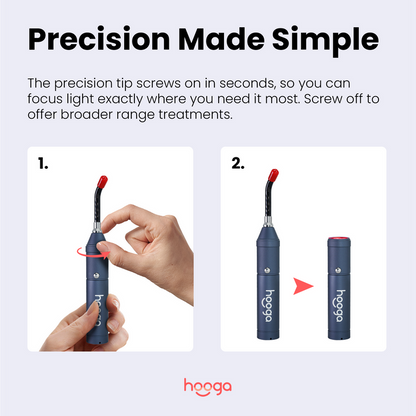 Red Light Therapy Torch with Precision Tip