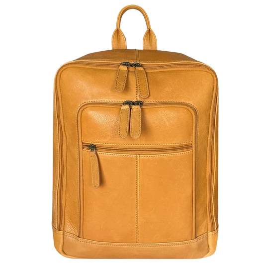 Ridge Genuine Leather Backpack Travel Rucksack Shoulder Bag
