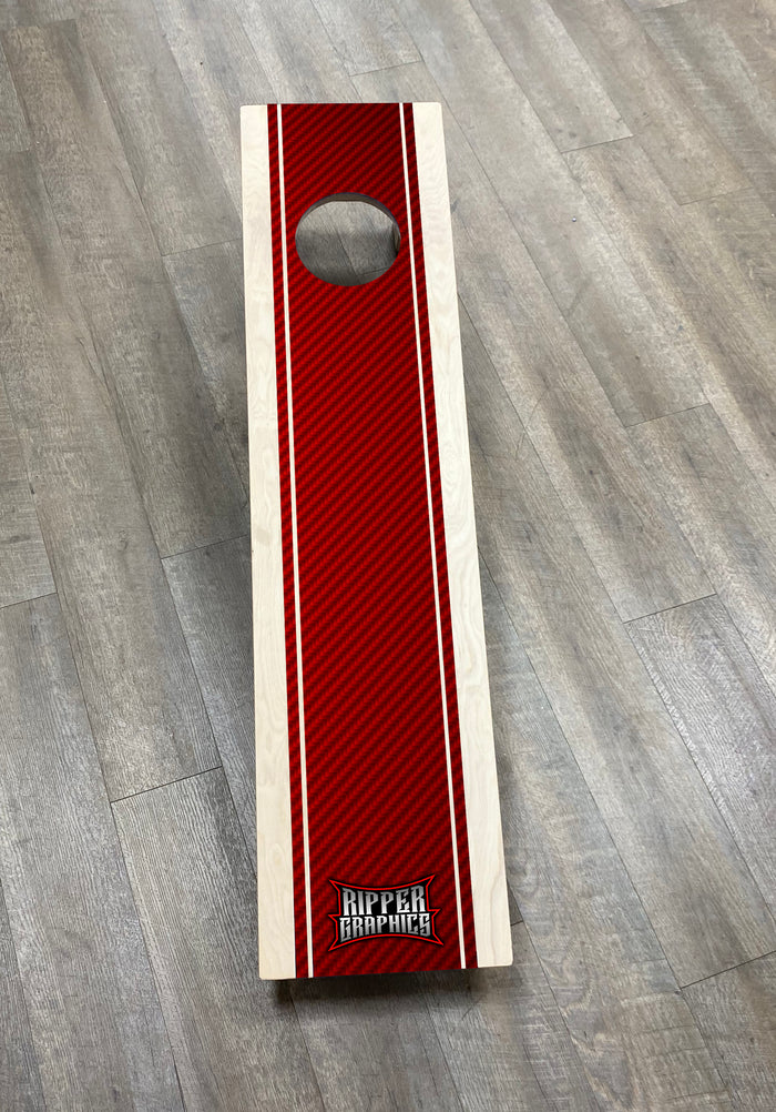 Red Carbon Fiber Print