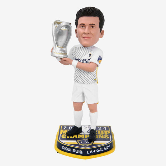 Riqui Puig LA Galaxy 2024 MLS Cup Champions Bobblehead MLS Soccer