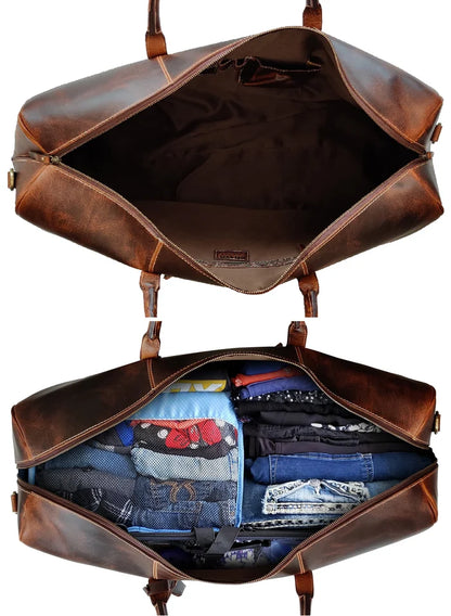 leather travel bags for men