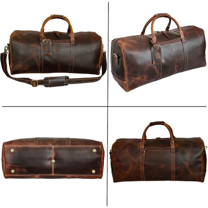 Leather Gym Bag