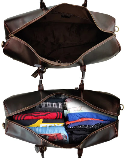 Leather Weekender Bag