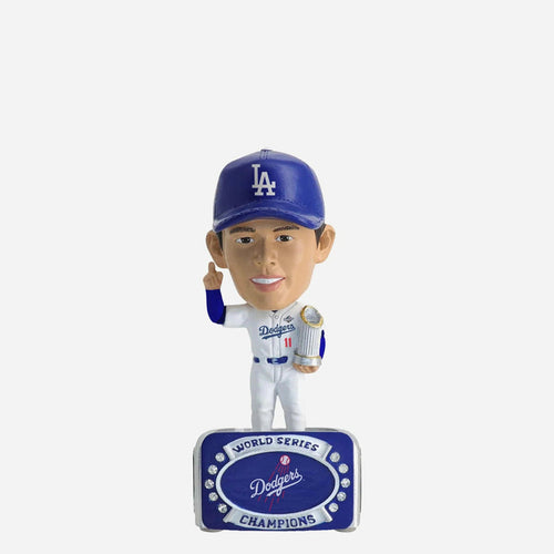 Roki Sasaki Los Angeles Dodgers 2025 World Series Champions Mini Bighead MLB Bobblehead