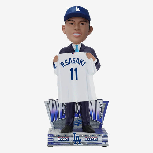 Roki Sasaki Los Angeles Dodgers Welcome to the Team MLB Baseball Bobblehead