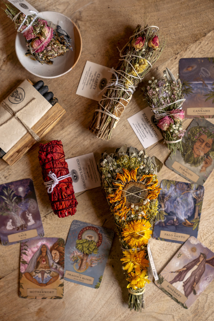 ROSE MAGIC MINI WAND | Heart Opening Smoke Bundle*