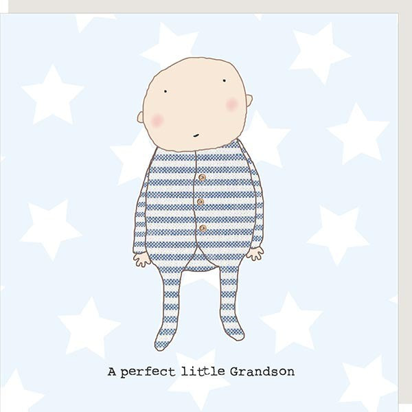 Rosie Made A Thing Perfect Grandson Greetings Card