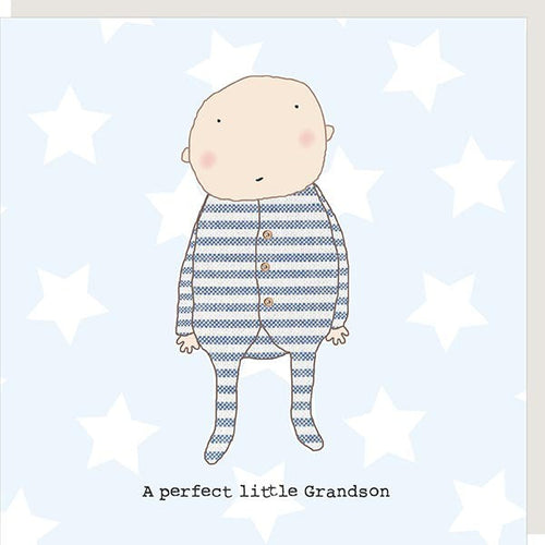 Rosie Made A Thing Perfect Grandson Greetings Card