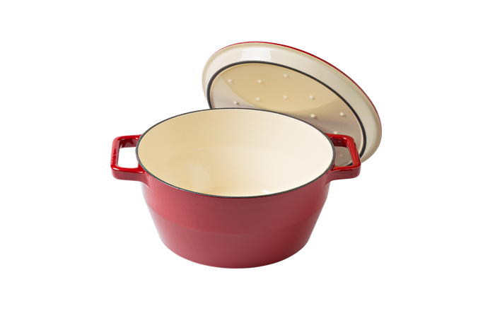 Round cast iron casserole dish - SlowCook