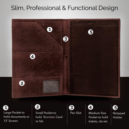 leather legal pad
