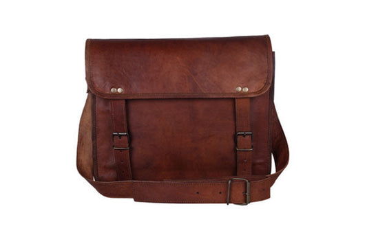 leather messenger