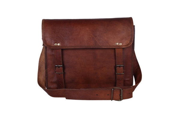 leather messenger