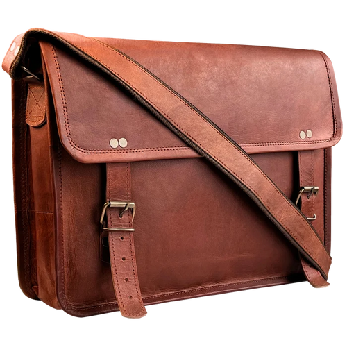 Scout Leather Laptop Messenger Bag (14 inch)