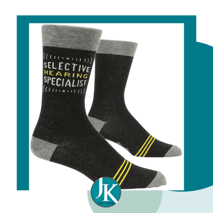 Selective Hearing Specialist Men's Crew Socks